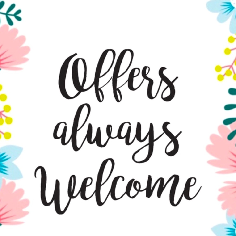 All offers are welcome🌻
